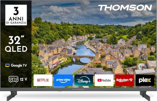 Thomson 32FQG3S15C – Televisor de 32 pulgadas Smart TV Full HD DVB-T2 (H.264) Wifi Negro Clase energética E