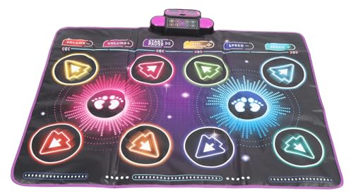 Neiyty Elektronisk Dansmatta Inbyggd Musik Dual Player Interactive Dance