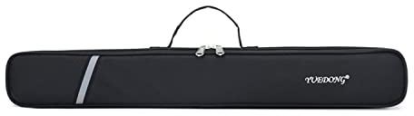 Thick Linen Oxford Vertical Flute Carrying Case 24inch Water-Resistant Woodwind Storage Bag Outdoor Padded Bamboo Flute Cover Pouch with Handle Shoulder Strap Gift for Beginner Players Musician