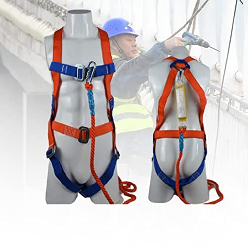 SwaYve Ceinture de Sécurité À Cinq Points, Harnais D'Escalade, Équipement de Rappel Pour Spéléologie, Construction À Double Crochet À Haute Altitude, Ceinture de Sécurité Anti-Chute/Single Small Hook