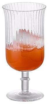 SUREK Magnifiquement Verres à vin Verres à Cocktail en Verre Cristal avec Longues tiges pour vin Rouge et Blanc pour hôtel à la Maison Personnaliser