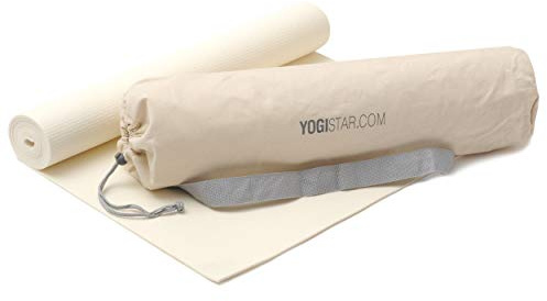 Yogistar Yoga-Set Starter Edition (Yogamatte + Yogatasche) 183 x 61 x 0.4 cm, weiß