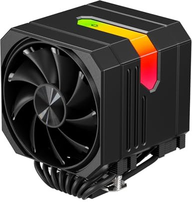 upHere gaming ARGB CPU Cooler,Double Towers 8 Heat Pipes CPU Kühler,120MM PWM Lüfter,Ohne Entfernen des Lüfters zu Installieren den CPU Kühler,für AMD AM4 AM5/Intel 2011/2066,PC Kühler,up2KC8.