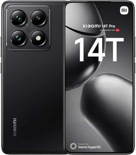 Xiaomi 14T Pro Smartphone 12GB+256GB MediaTek Dimensity 9300+ 5000mAh Battery 120W Hyper Charge, Blac