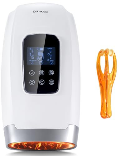 Touchscreen-Handmassagegerät mit Wärme und Kompression, kabelloser Vibrations-Handmassagegerät zur Linderung von Arthritis und Karpaltunnelsyndrom, Geburtstagsgeschenke für Frauen und Männer
