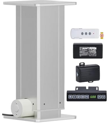 LVSEWOA Colonne de Levage électrique 7 500 N avec contrôleur Hall, Course de 50 à 1 400 mm, Charge de 50 à 750 kg, Moteur à Commande synchrone (Charge de 900 mm, 1 800 N)