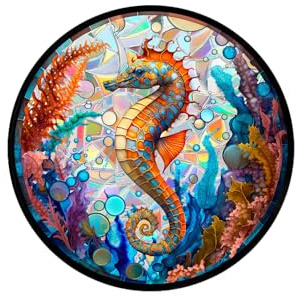 XZTRFB 20.3 * 20.3cm 2-6 Hojas Animales Pegatizas de Vidrio Rainbow Ventana Anti-Collision Decalas para Guardar Aves de colisiones de Ventanas Película de Vinilo