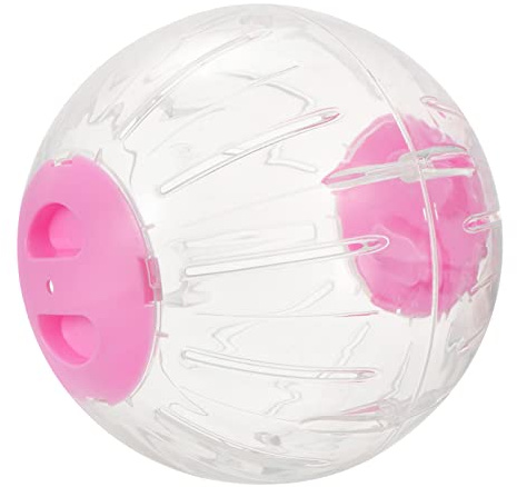 Milisten Hamster Running Ball Exercising Toy 18.5cm Pink Pet Supplies for Small Rodents Activity and Play