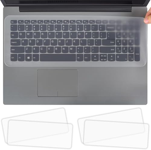 4 Stück Universal 13-14 Zoll Laptop Tastatur Abdeckung Schutz für Notebook, Ultra Dünne Wasserdichte Staubdichte Silikon Haut, Laptop-Tastaturabdeckung