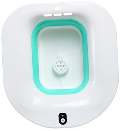 LOLIPPYY Elektrisches Sitzbad und Pp und Tpr Material mit Ergonomischem Design für Toilette zur Schonenden Hygiene für Schwangere und Ältere Menschen