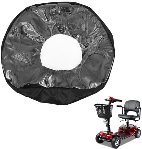 Mobility Scooter Control Panel Till Cover, 48x38x22cm Clear Panel Cover Mobility Scooter Waterproof Tiller Protector with Elastic Strap