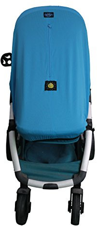 Baby Sonnenschirm Kinderwagenabbdeckung - Universell passend Sonnenschutz für 3- und 4-Rad Kinderwagen und Buggys - UV-Schutz.