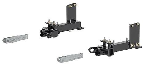 CURT 70101 Custom Tow Bar Base Plate Brackets for Dinghy Towing, Fits Select Dodge Durango, Jeep Grand Cherokee