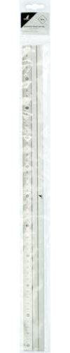 Kangaro lineal 50 cm Aluminium/Gummi grau