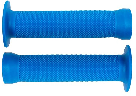 cyklingcolors cykelhandtag 130 mm gummi kvalitet BMX textur freestyle smuts diameter 22 mm (blå)