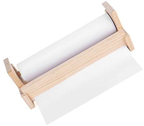 Alipis Tischstaffelei Aus Holz Rollenpapier Kinder-kunststaffelei Für Kleinkinder Für Chinesisches Malpapier Sichere Schneidefunktion Papier Für Mehrere Projekte