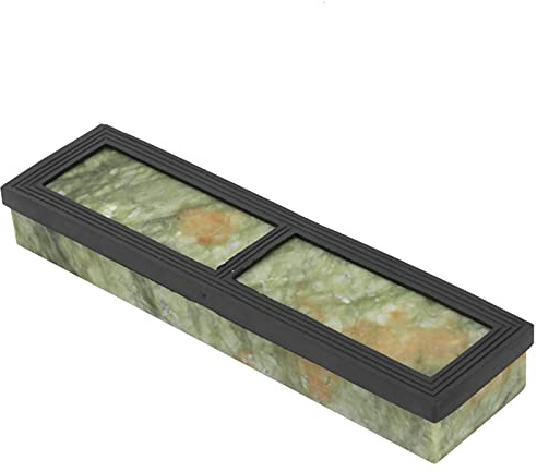 Piedra para Afilar Cuchillos, Molinillo de Piedra de Afilar de Berilo de Grano 10000 para Pulir Cuchillos y Tijeras con Base de Silicona, Uso Doméstico