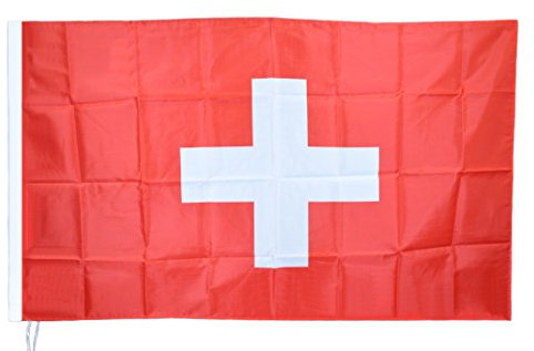 Flagge Schweiz cm 90x150 Drapeau Suisse Schweizer Flagge Strapazierfähiger Stoff
