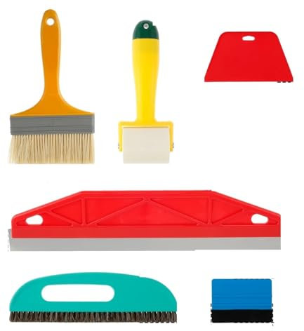 Wallpaper Installation Tool Kit Wallpaper Smoothing Tools Wallpaper Tool Kit Wallpaper Paste Tools Home Improvement Tools Kit For Wallpaper Hanging Contact Paper Vinyl Application Wallpaper Paste(13pc