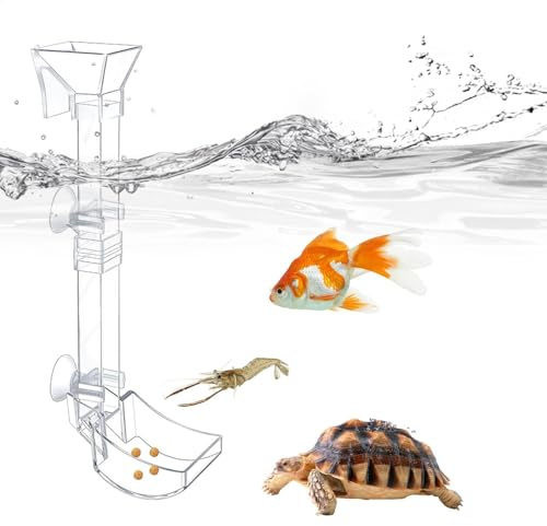 Garnelen-Futterrohr | Aquarium-Futterröhrchen-Set, Garnelen-Futterschale und Saugnapf, Aquarium-Fisch-Futterröhrchen-Set