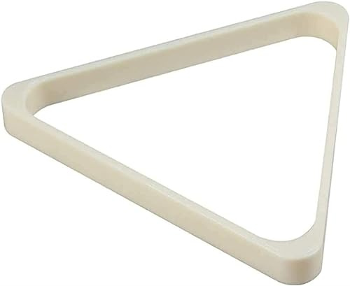 Triangle Pool Plastic, Triangle Billiard Pool Table Accessories, for Snooker Sturdy/White / 52.5mm