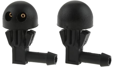 BASPHHH Scheibenwaschdüse Kompatibel mit Peugeot für 206 Auto Frontscheibe Wiper Washer Jet Düsen 6438AV 6438E6 6438J2
