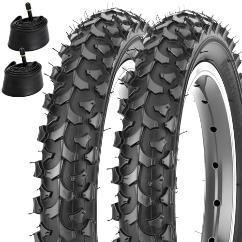 Xastro 2 pneumatici da 12,5 pollici per bicicletta da 12,5 pollici e tubo AV32 mm, valvola compatibile da 12,5 x 2,25 cm, 54 – 203