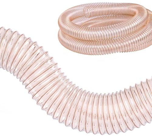 WDFYM 2mm Absaugschlauch Saug-Druckschlauch PU-Spiralschlauch Absaugung Förderschlauch Standard ﻿(Dia-4.9inch(125mm))
