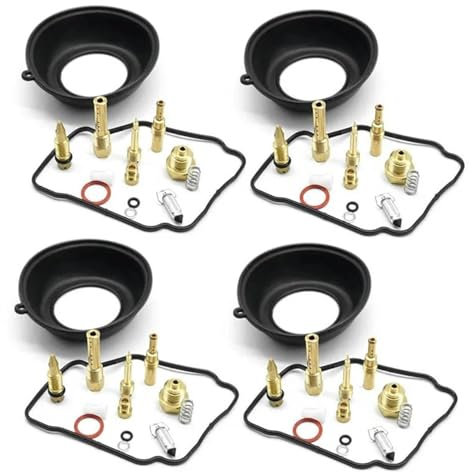 YFBH Carburateurs Kit De Réparation Carburateur Moto pour H&Onda pour CBR400RR NC23 1986-1989 Kits De Réparation Carburateur Diaphragme Joint Pointeau Reconstruction Pièces