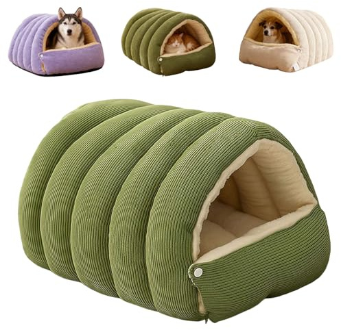 Gemütliches Monster-Katzenbett, 2026 Winter-Katzenhaus, weiches und warmes Katzenhaus, Zeltbetten, bequeme Plüsch-Haustierhöhle, rutschfest, abnehmbar, waschbar, rutschfest, flauschig, Haustiertasche