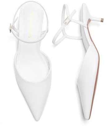 DREAM PAIRS Women's Stiletto Kitten Heel Pumps | Kitten heel, Wedding-ready, Low heel, All-day comfort, Stylish look, Cushioned Soft Insol, Closed toe