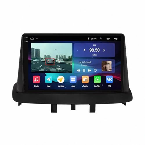 Touchscreen Car Radio for Renault Megane 3 SM3 2008-2017 Car Audio Receivers, Hd Display, Portable Live Navigation, Music Video Player, Bluetooth Fm Radio, 4 Core 2G+32G