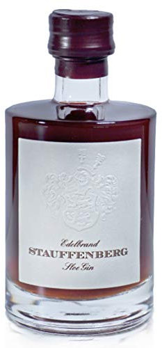 Stauffenberg Sloe Gin| 50ml | 30% Vol. | Schlehenlikör auf Basis von Gin | feines und fruchtiges Aroma | wenig Zucker und keine künstlichen Farbstoffe