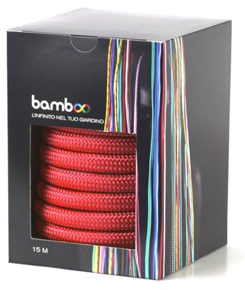 Super dehnbarer Gartenschlauch Farbe Rot - Bambus Schlauch: 5 m - 15 m