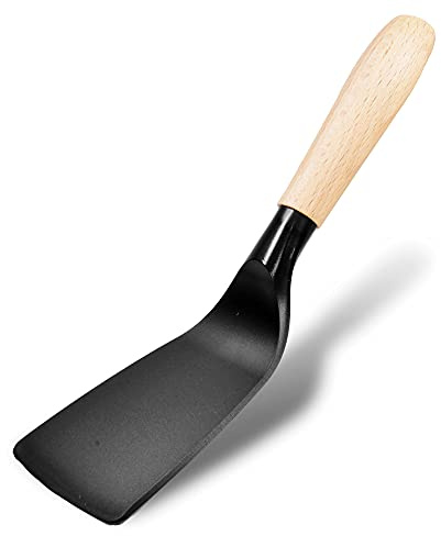 Small Nylon Egg Turner for Nonstick Frying Pans, Heat Resistant Spatula