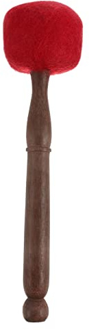 OFFSCH 1 x Schalenstab, Gong-Sangschalen, Zubehör, Sprechstab, Kristallschale, Schlägel, Schale, Schlägel, tibetische Heilschale, tibetische Schale, Holz-Buddha-Soundschale, Bedienungsanleitung