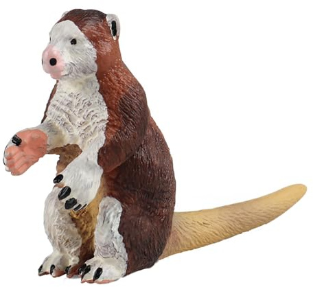 JOKFEICE Tierfiguren: realistisches Marschbaumkänguru, Feengarten-Zubehör, Lernspielzeug für Weihnachten & Geburtstag, Tortenaufsatz für Kinder