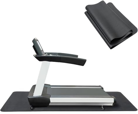 HJXGQJM Laufbandmatte Für Laufband，Bodenschutzmatte Fitnessgerät, Bodenschutzmatte Fitness, Laufband Matte Schutzmatten, Matten Fitnessraum Bodenmatte Unterlegmatte Für Crosstrainer