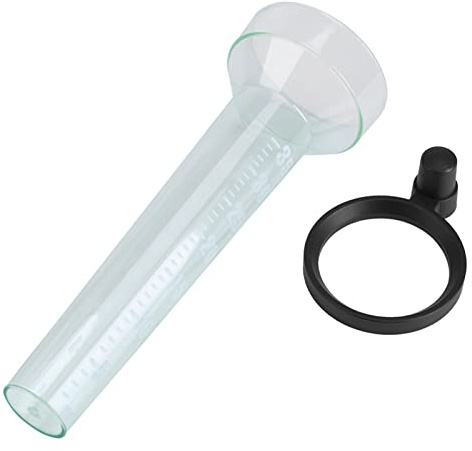 Denash Tube de Pluviomètre en Plastique de qualité Supérieure d'une capacité de 35 Mm, Pluviomètre, pour Jardin de Campagne Extérieur
