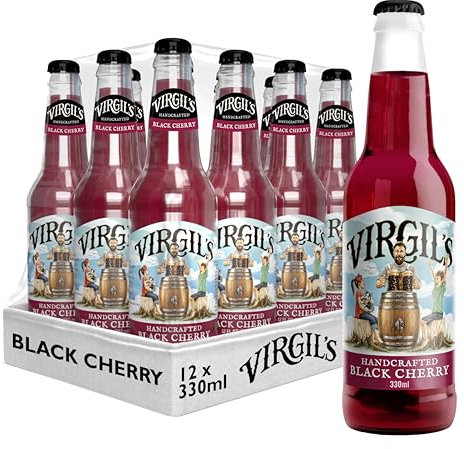 Virgil's Black Cherry Soda 12 x 330ml Bottles