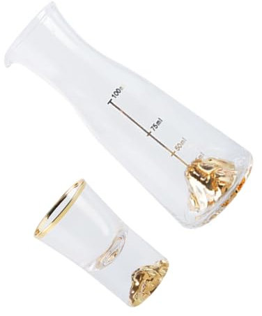 BESTOYARD Copas De Vino Vasos De Vino Decantador Para De Copas Botella De Vidrio