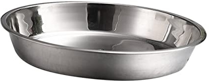 Garneck Edelstahl Tiefer Teller 30 cm - Hochwertige Edelstahl Schale Für Kuchen - Obst Und Snacks Ideal Für Zuhause Bar Und Küche Langlebig Und Wiederverwendbar