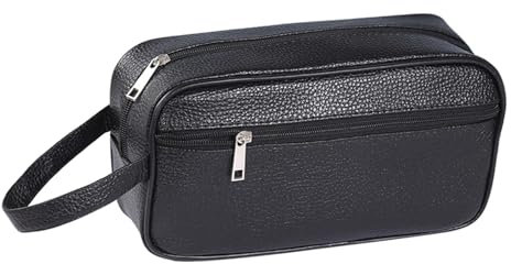 Reise Kulturbeutel Männer Frauen Vintage Armband Tasche PU Leder Kleine Armband Tasche Vintage Handy Lagerung Tasche Handtaschen(L)