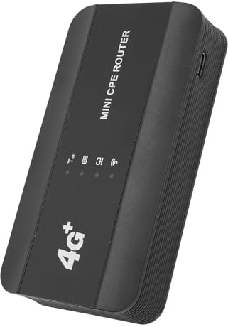 Pyhodi Hotspot Mobile WiFi 4G, Routeur Portable avec Une Vitesse Allant jusqu'à 300 Mbps, Connexion jusqu'à 10 Utilisateurs, Batterie de 3000mAh, Port Ethernet, Alimentation de Type C,