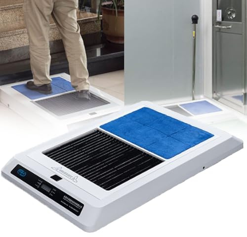 YANGYMM Nettoyeur de Semelles, Machine à Nettoyer Les Chaussures Automatique, Brosse à Chaussures D'EntréE, Cireuse et Cireuse à Chaussures, pour Maisons, HôTels et Espaces Commerciaux