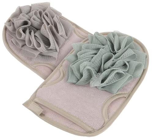 Hemobllo 2 pièces de Bain Exfoliants Résistants Lot de Accessoires Super Doux pour Usage Domestique Gommage et Séchage Rapide