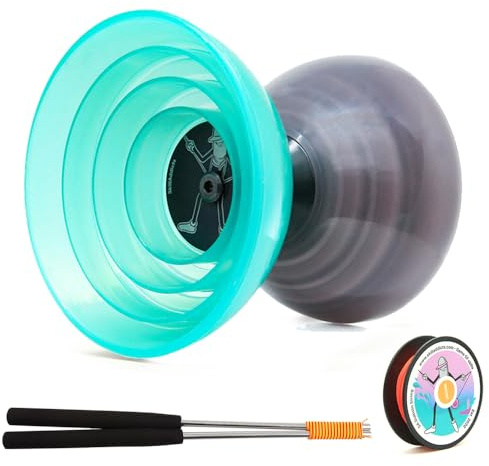 Skill Addicts Fast Diabolo Set - Pinnar, Snöre & Diabolo App