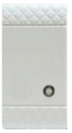 Scame Evolution – Pulsante unipolare 16 A 250 V bianco