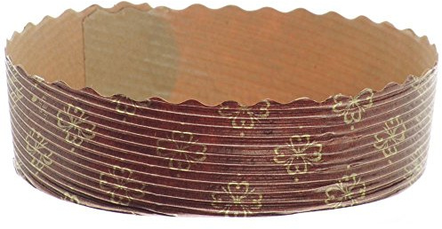 NOVACART Oven Mini Pie Baking Mold Brown Cellulose Paper - 4 Dia x 1 1/8 H, 300 per Case