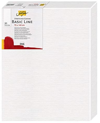 Kreul 6470140 – Solo Goya 3D stretchig duk baslinje, kilram 70 x 140 cm, extra djup ca. 3,8 cm, 100% bomull 4-faldigt grundad, perfekt för olja, akryl och gouachfärg